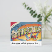 Carte Postale Salutations de Gettysburg, Pennsylvanie (Debout devant)