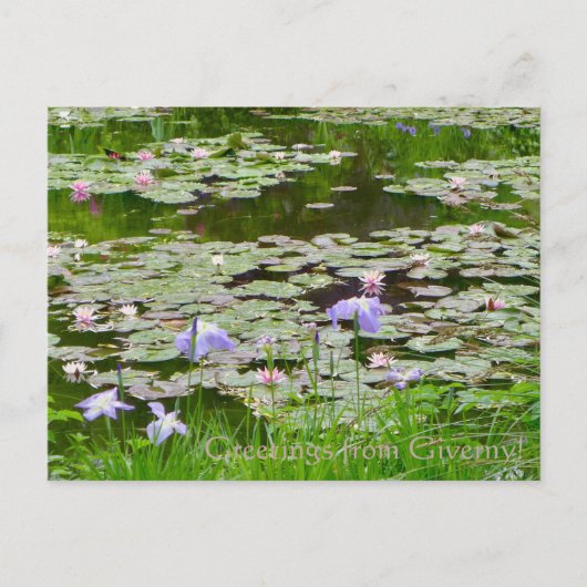 Carte Postale Salutations de Giverny ! (Devant)