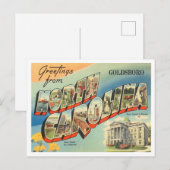 Carte Postale Salutations de Goldsboro, North Carolina Travel (Devant / Derrière)