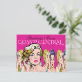 Carte Postale Salutations de Gossip Central (Debout devant)