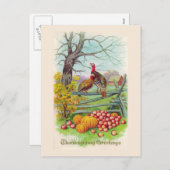 Carte postale "Salutations de grâces" (Devant / Derrière)