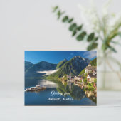 Carte Postale Salutations de Hallstatt, Autriche (Debout devant)