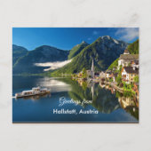 Carte Postale Salutations de Hallstatt, Autriche (Devant)