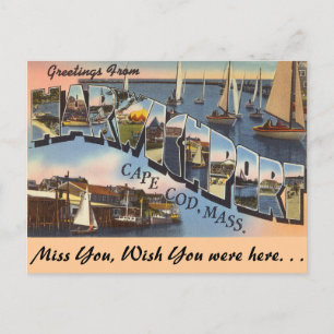 Carte Postale Salutations de Harwichport