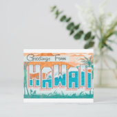 Carte Postale Salutations de hawaii (Debout devant)