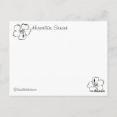 Carte Postale Salutations De Hawaii - Palmiers (Dos)