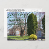 Carte Postale Salutations de Hayesville, Caroline du Nord (Devant / Derrière)