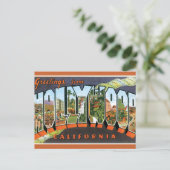 Carte Postale Salutations De Hollywood (Debout devant)