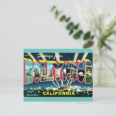 Carte Postale Salutations de Hollywood California Travel (Debout devant)