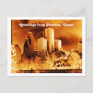 Carte Postale Salutations de Houston, Texas !