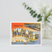 Carte Postale Salutations de Hyannis, Cape Cod, Massachusetts (Debout devant)