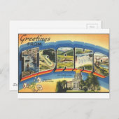 Carte Postale Salutations de Idaho (Devant / Derrière)