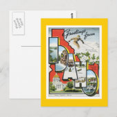 Carte Postale Salutations De Idaho (Devant / Derrière)