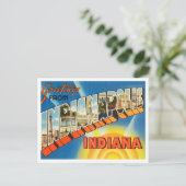 Carte Postale Salutations de Indianapolis, Indiana Travel (Debout devant)