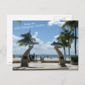 Carte Postale Salutations de Isla Mujeres, Mexique (Devant / Derrière)