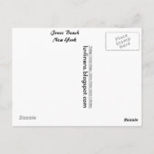 Carte Postale Salutations de Jones Beach (Dos)