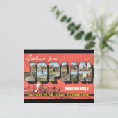 Carte Postale Salutations de Joplin (Debout devant)