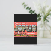 Carte Postale Salutations de Joplin (Debout devant)