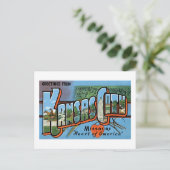 Carte Postale Salutations De Kansas City (Debout devant)