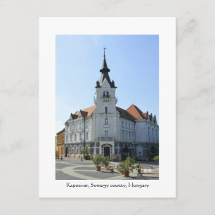Carte Postale Salutations de Kaposvar, Hongrie