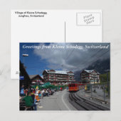 Carte Postale Salutations de Kleine Schedegg 1 (Devant / Derrière)