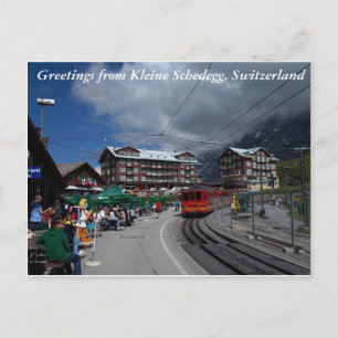 Carte Postale Salutations de Kleine Schedegg 1