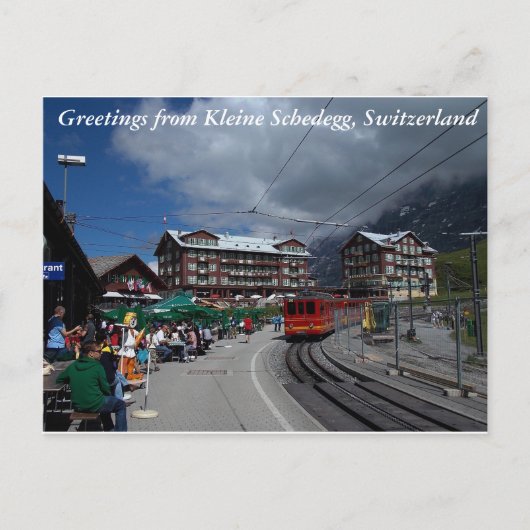 Carte Postale Salutations de Kleine Schedegg 1 (Devant)