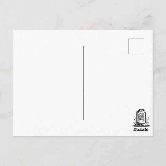 Carte Postale Salutations de Krampus (Dos)