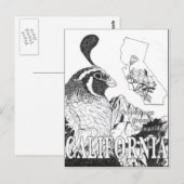 Carte Postale Salutations De La Belle Californie (Devant / Derrière)