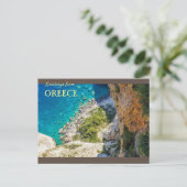Carte Postale Salutations de la belle Grèce (Debout devant)