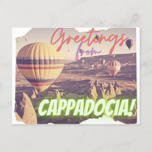 Carte Postale Salutations De La Cappadoce Turquie