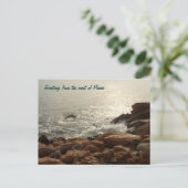 Carte Postale Salutations de la côte du Maine (Debout devant)