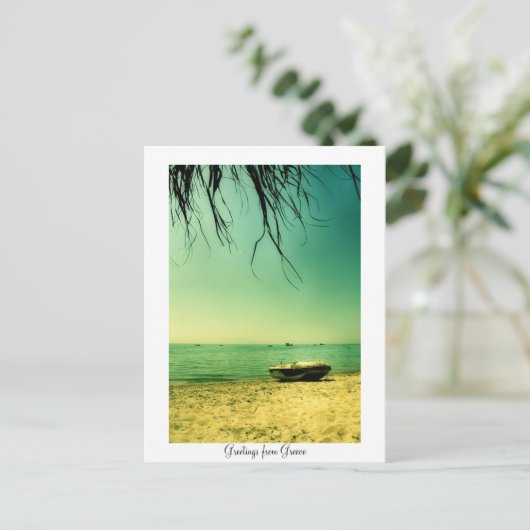 Carte Postale Salutations de la Grèce (Debout devant)