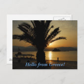 Carte Postale Salutations de la Grèce (Devant / Derrière)