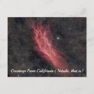 Carte Postale Salutations De La Nebula De Californie