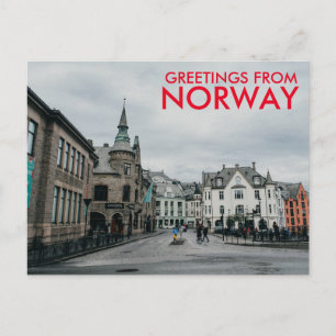 Carte Postale Salutations de la Norvège