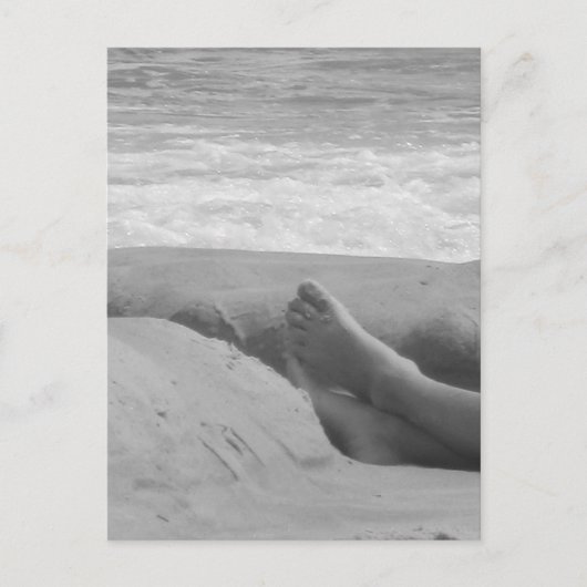 Carte Postale Salutations de la plage ! (Devant)