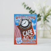 Carte Postale Salutations de la route 66 Los Angeles Californie (Debout devant)