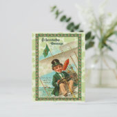 Carte Postale Salutations de la Saint Patrick vintage (Debout devant)