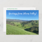 Carte Postale Salutations de la Silicon Valley ! (Devant / Derrière)