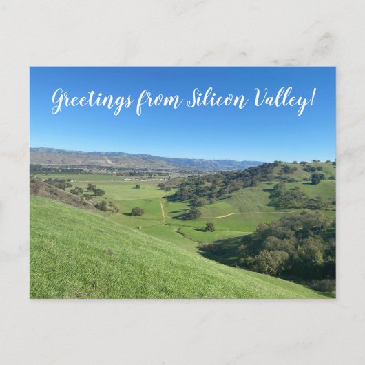 Carte Postale Salutations de la Silicon Valley ! (Devant)