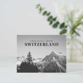 Carte Postale Salutations de la Suisse (Debout devant)