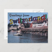 Carte Postale Salutations de la Suisse ! (Devant / Derrière)