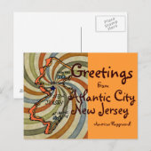 Carte Postale Salutations de l'AC New Jersey (Devant / Derrière)
