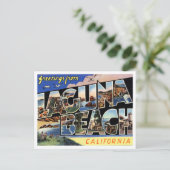 Carte Postale Salutations de Laguna Beach, Californie Travel (Debout devant)