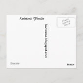 Carte Postale Salutations de Lakeland, Floride (Dos)