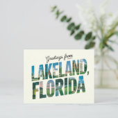 Carte Postale Salutations de Lakeland, Floride Travel (Debout devant)