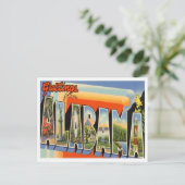 Carte Postale Salutations De L'Alabama (Debout devant)