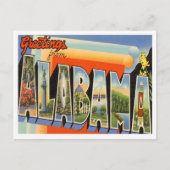 Carte Postale Salutations De L'Alabama (Devant)