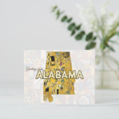 Carte Postale Salutations de l'Alabama (Debout devant)